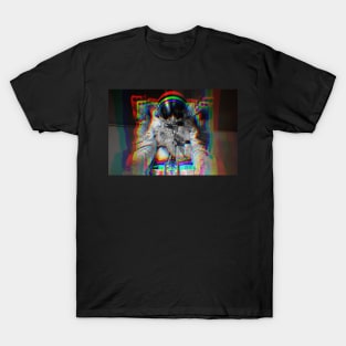 Trippy Astronaut Digital Art T-Shirt